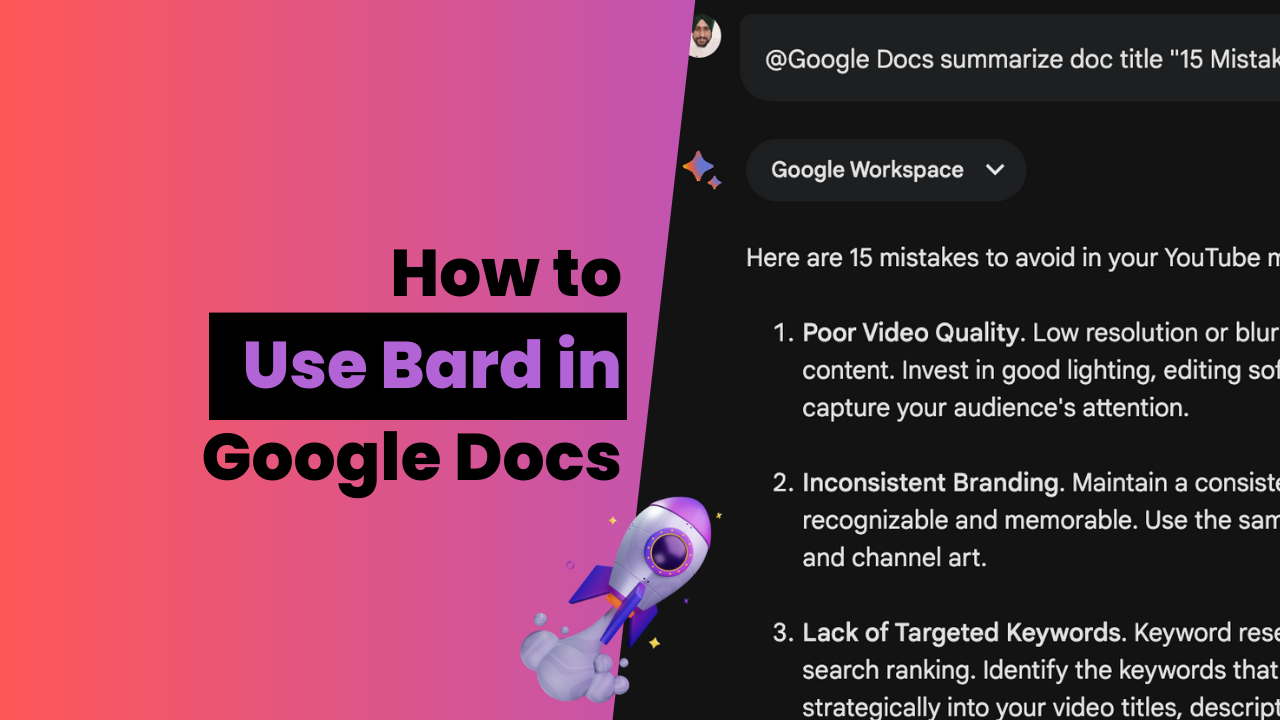 How to Use Bard in Google Docs