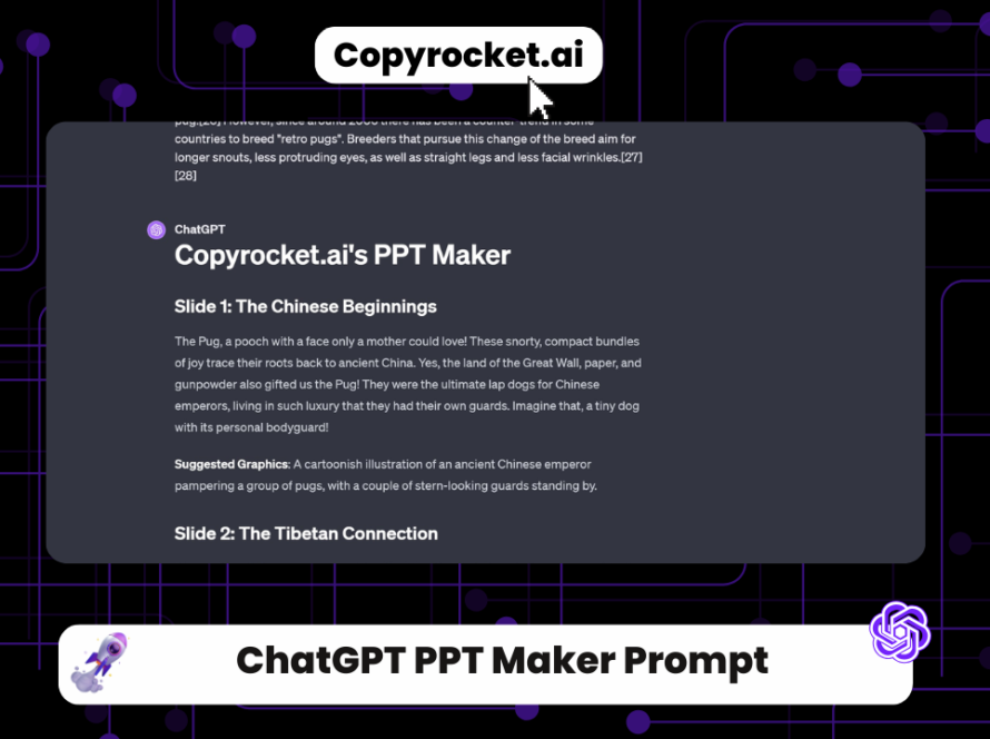 ChatGPT PPT Maker Prompts