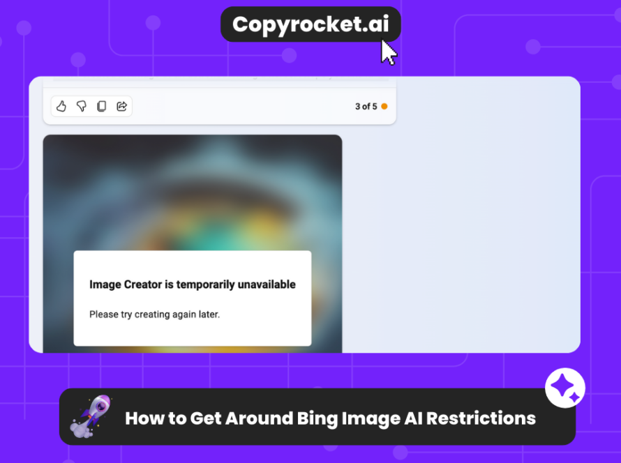 How to Get Around Bing Image AI Restrictions