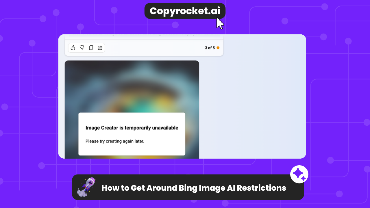 How to Get Around Bing Image AI Restrictions