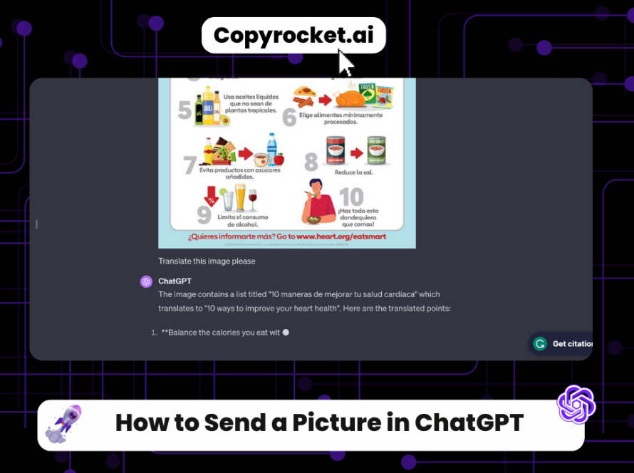 How to Send a Picture in ChatGPT