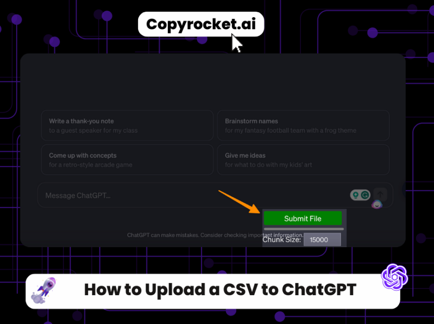 How to Upload a CSV to ChatGPT