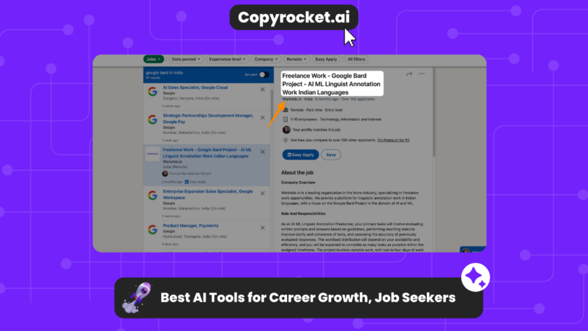 Best AI Tools for Career Growth, Job Seekers