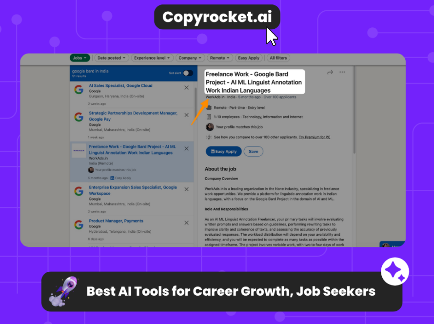 Best AI Tools for Career Growth, Job Seekers