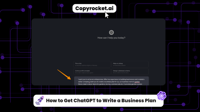 How to Get ChatGPT to Write a Business Plan