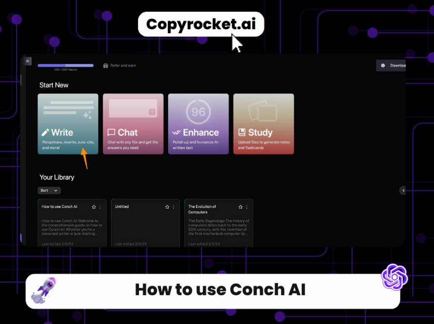 How to use Conch AI