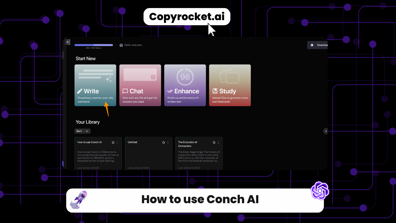 How to use Conch AI