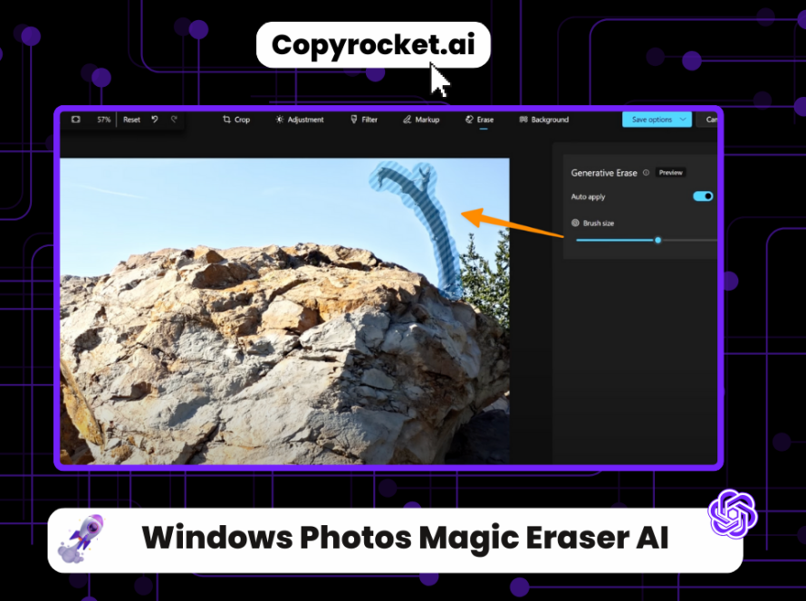 How to use Windows Photos Magic Eraser AI Feature