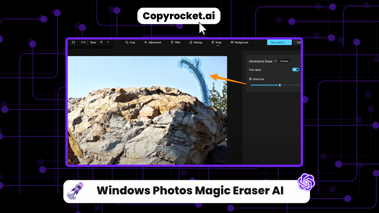 How to use Windows Photos Magic Eraser AI Feature