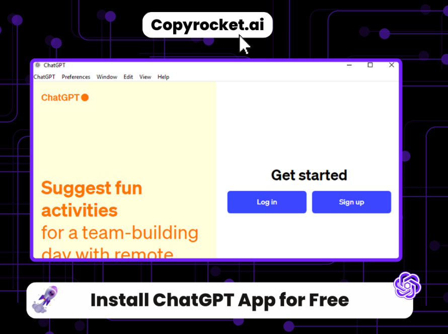 Install ChatGPT App for Free
