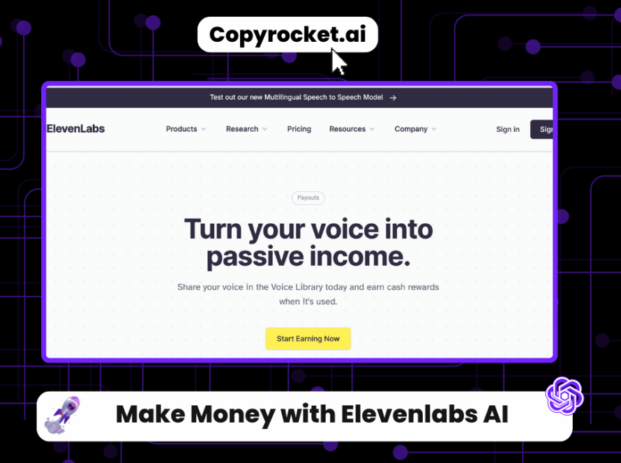 Make Money with Elevenlabs AI