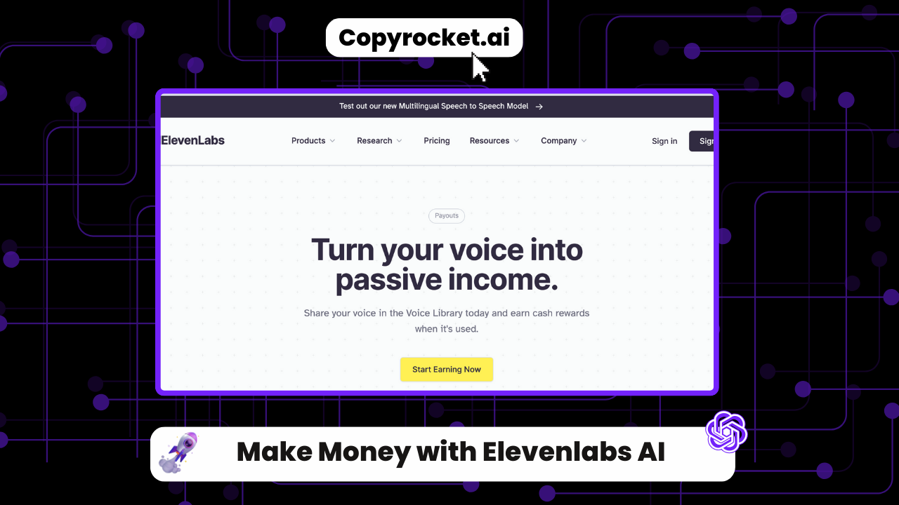 Make Money with Elevenlabs AI