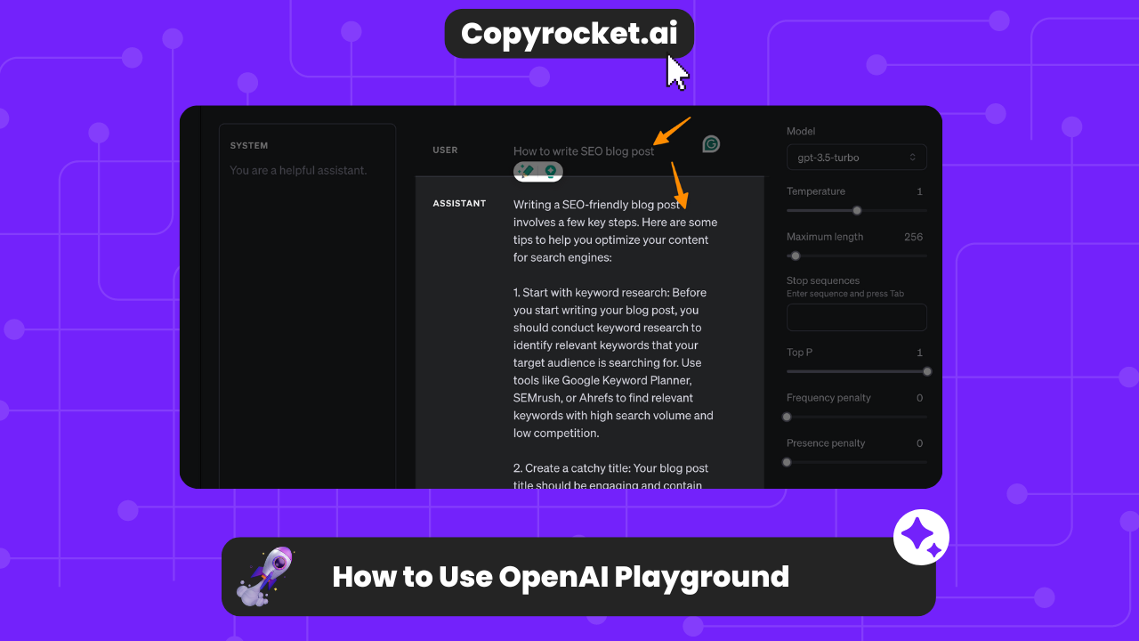 How to Use OpenAI Playground