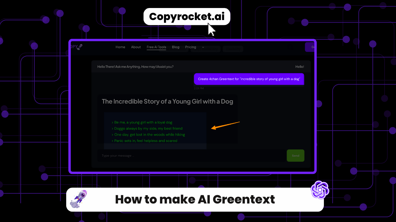 How to make AI Greentext