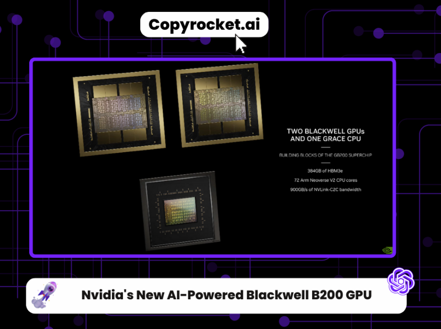 Nvidia's New AI-Powered Blackwell B200 GPU - World's Most Powerful Chip Launched