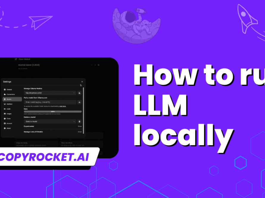 How to run LLM locally (100% Working)