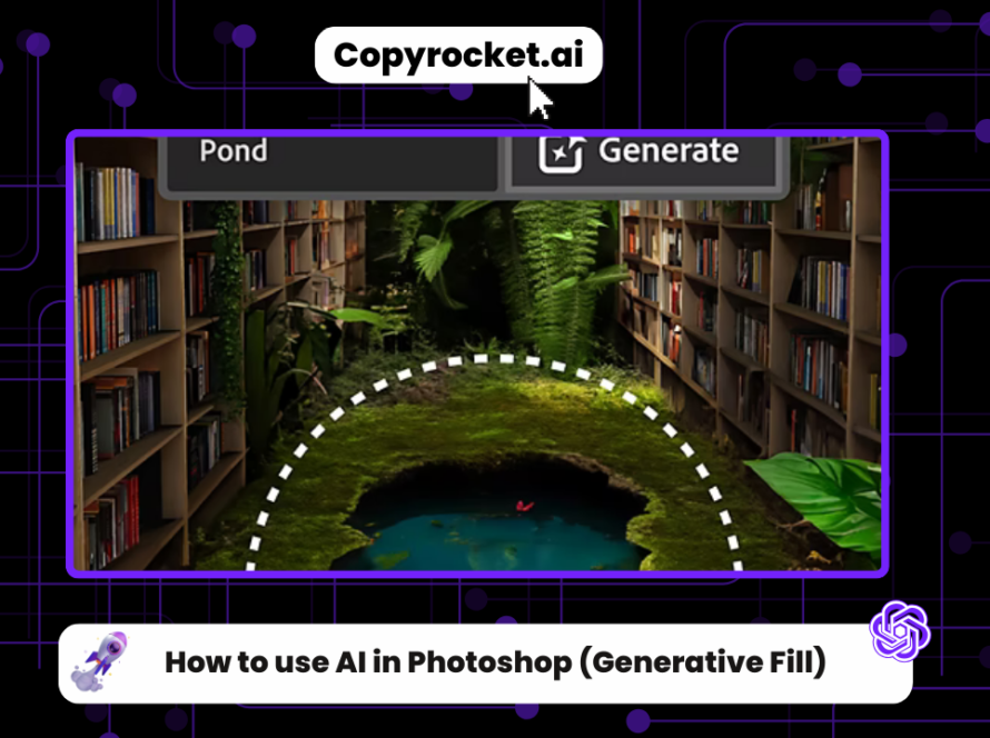 How to use AI in Photoshop (Generative Fill)