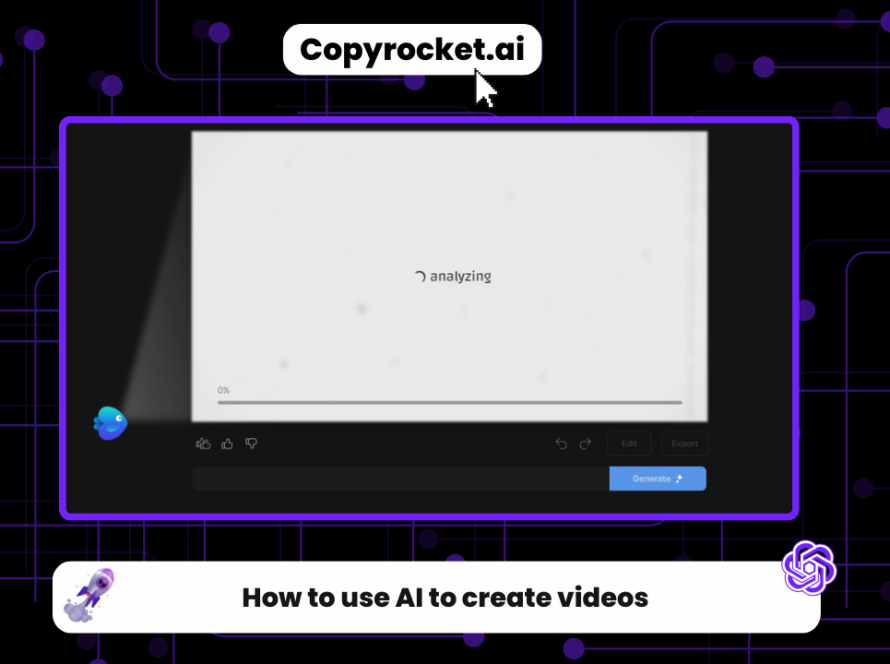 How to use AI to create videos
