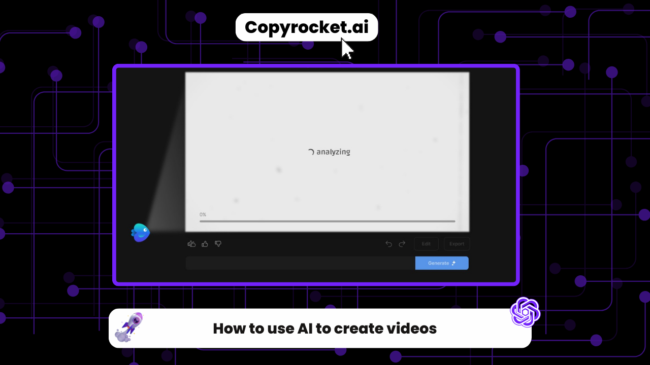 How to use AI to create videos