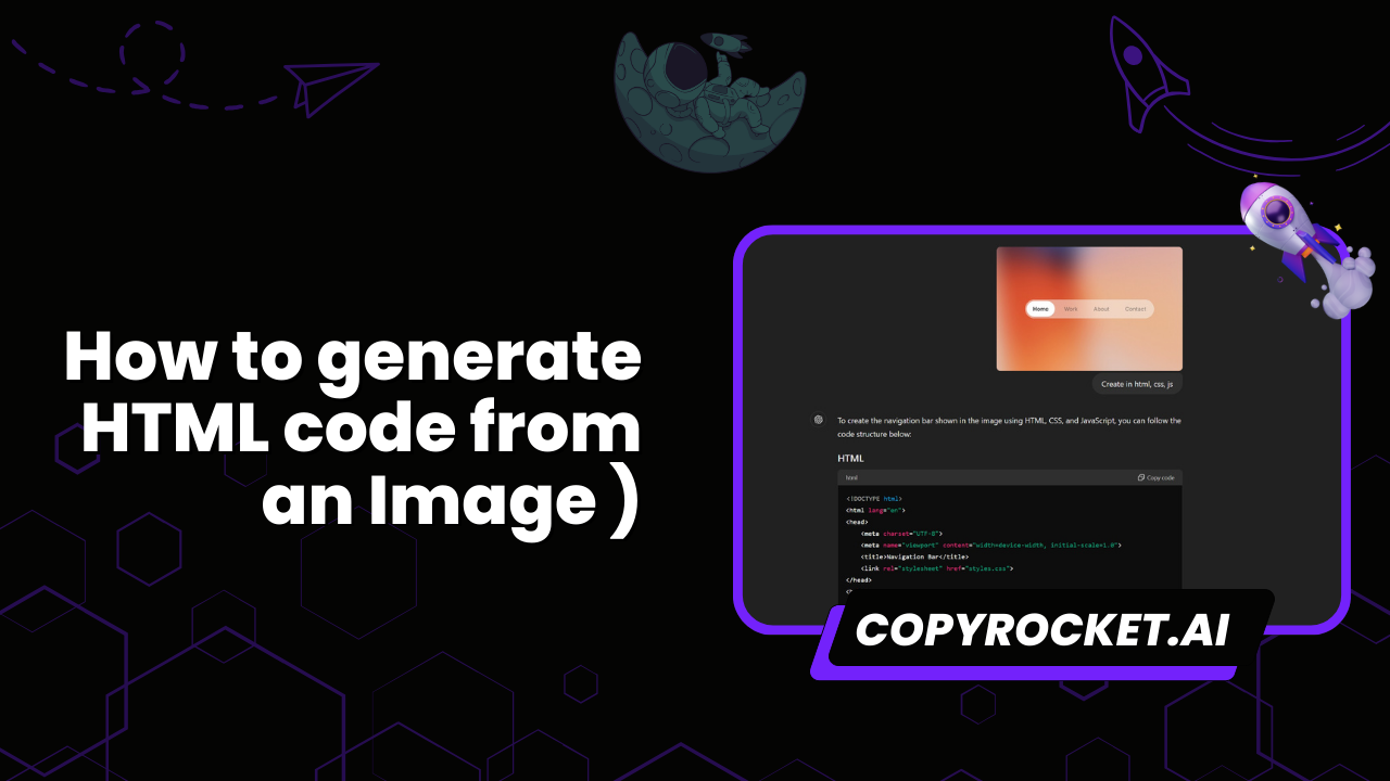 How to generate HTML code from an Image (3 Free Methods)