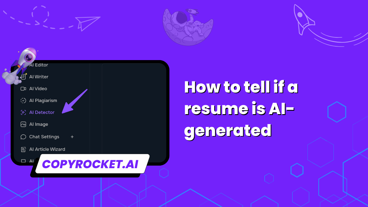 How to tell if a resume is AI-generated