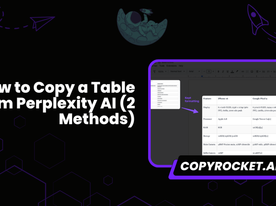 Checkout our Free AI Tools; Free AI Image Generator Free AI Text Generator Free AI Chat Bot How to Copy a Table from Perplexity AI (2 Methods)