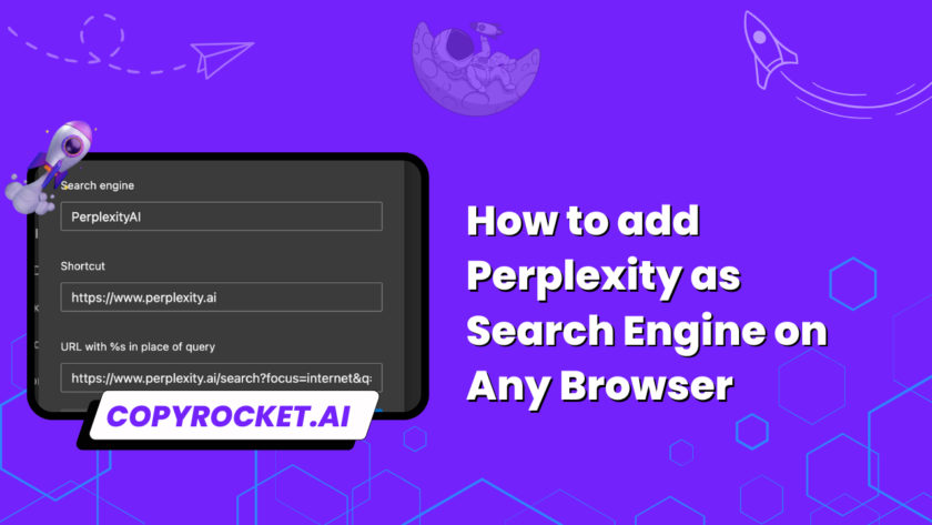 How to add Perplexity as Search Engine on Any Browser