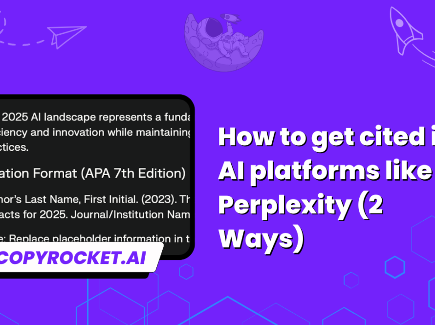 How to get cited in AI platforms like Perplexity (2 Ways)