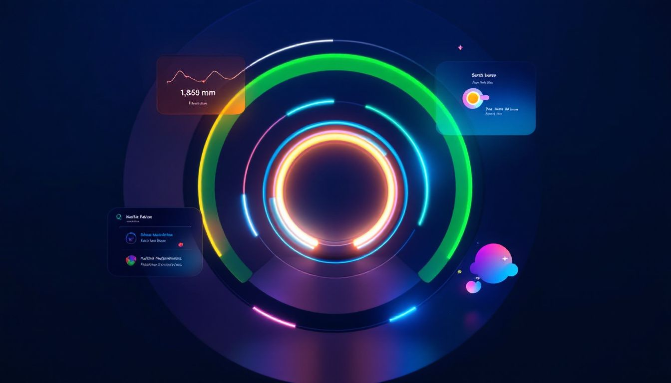 A visual representation of key features found in AI calorie counter apps.